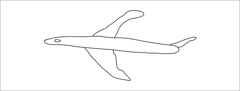 Avião mal desenhado